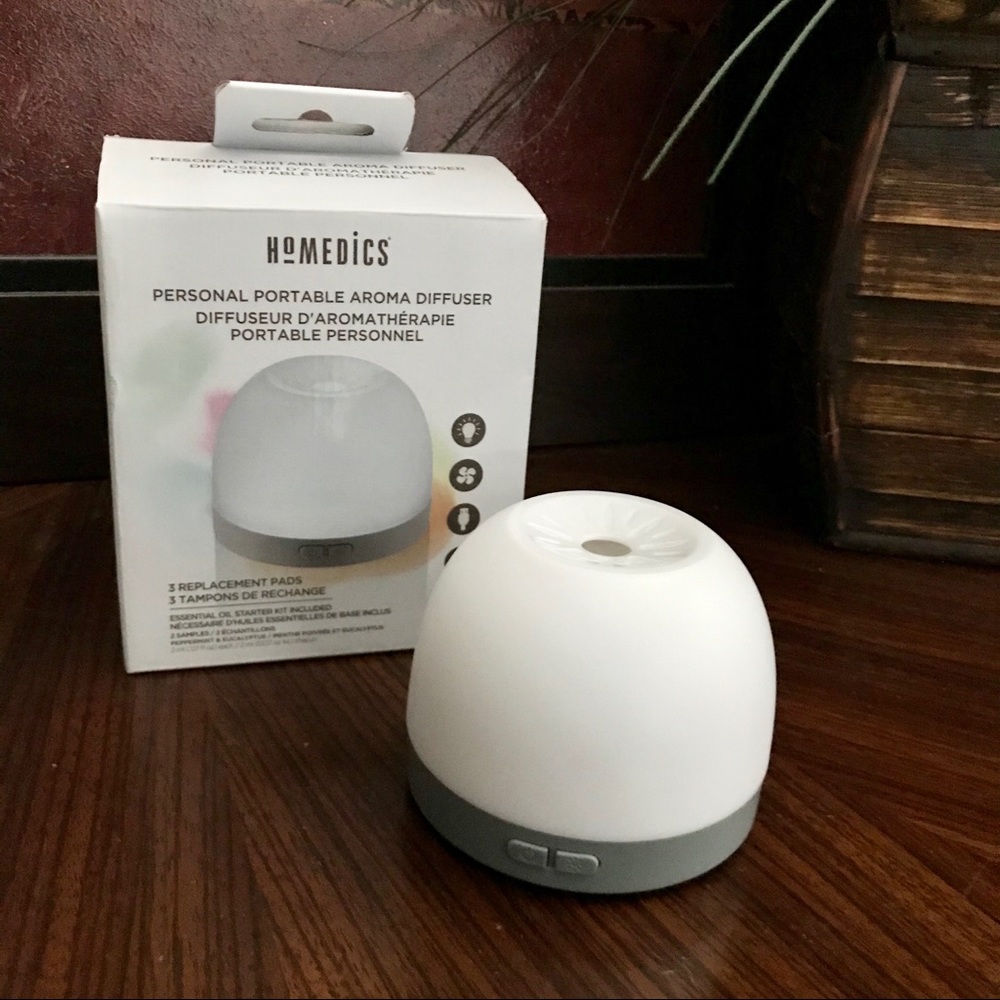 🎁🆕*Waterless Aroma Diffuser, Homedics